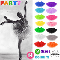 Girls Tutu Skirt Princess Dressup Party Costume Ballet Dancewear - Red
