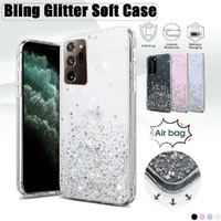 For Samsung Galaxy S20 Fe S21 Ultra S20 Shockproof Bling Glitter Soft Case Purple - For Samsung S8+