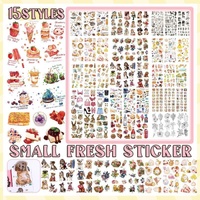 15-Style Creative Student Graffiti Sticker Set Small Fresh Sticker - K-Dogs