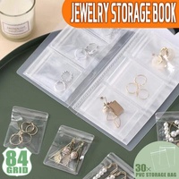 30X Transparent Jewelry Storage Book Small Plastic Gifts Reclosable Jewelry Bags