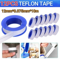 12X Teflon Tape 12mmx10m White Thread Plumbing Tape Plumbers Sealing Water