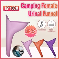 3X Portable Female Woman Ladies She Urinal Urine Wee Funnel Camping Travel Loo