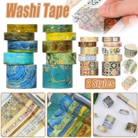 Gold Foil Washi Tape Set Decorative Craft Tape for Gift Wrapping Scrapbooking - YSSCJ