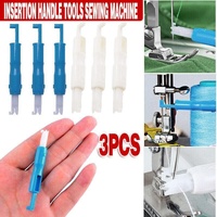 3x Automatic Needle Threader -Insertion Handle Tools Sewing Machine - White