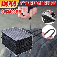 100x Tyre Repair Plugs Car Tire Puncture Recovery Tyre Tubeless Seal Plugs Strip