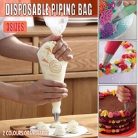 100-200Pcs Disposable Piping Bags For Cake Decor Icing Frosting Piping Nozzles - Yellow (Thick)-Large *100 PCS