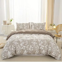 Dreamfields - Canvas Fleur Quilt Cover Set - (3pcs, King Size)
