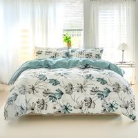 Dreamfields - Floral Mist Quilt Cover Set - (3pcs, Super King Size)