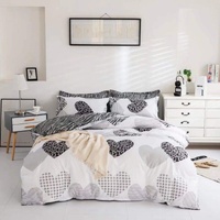 Dreamfields - Twin Hearts Quilt Cover Set - (3pcs, Double Size)