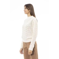 Alpha Studio Women's White Wool Sweater - 42 IT