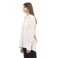 Alpha Studio Women's White Polyester Shirt - 42 IT