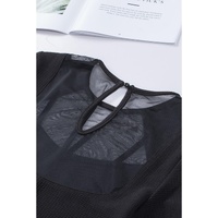 Azura Exchange Mesh Knit Short Sleeve T-shirt - S