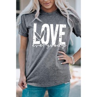 Azura Exchange LOVE everybody Graphic T-shirt - 2XL