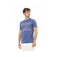 Baldinini Trend Men's Blue Cotton T-Shirt - XL