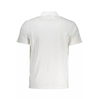 Napapijri Men's White Cotton Polo Shirt - M