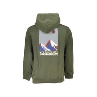 Napapijri Men's Green Cotton Sweater - M