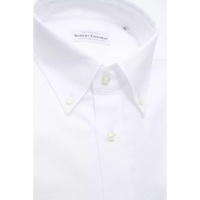 Robert Friedman Men's White Cotton Shirt - M