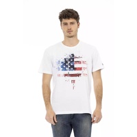 Short Sleeve T-shirt with Front Print 2XL Men