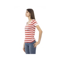 Trussardi Action Women's Vibrant Multicolor Short Sleeve Tee - L