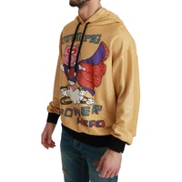 Dolce & Gabbana Men's Gold Pig of the Year Hooded Sweater - 46 IT