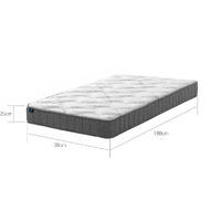LUNALAND Easeful Eco Spay Foam Pocket Spring 20CM Double Hybrid Mattress