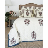 Gulbahar Quilt - Ruby (Queen - 210 cm x 210 cm)