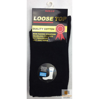 10x Pairs COTTON Rich LOOSE TOP SOCKS Medical Circulation Diabetic Comfort BULK -  -