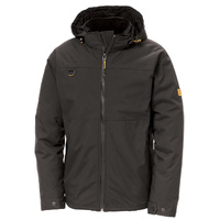 Caterpillar Mens Waterproof Zip Jacket w Hood Chinook CAT Winter Ski in Black - 3XL