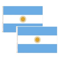 2x Argentina Country Flags Heavy Duty Argentine Argentinian - 150cm x 90cm
