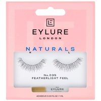 Eylure Naturals False Eyelashes Featherlight Feel with Glue Reusable in No.035