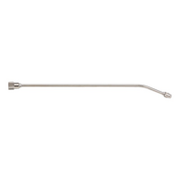 Wurth Pump Spray Bottle 30cm Brass Spray Lance Attachment for Pressure Sprayers - Curved Brass