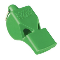 Fox 40 Classic 3 Chamber Whistle Soccer Football Netball Sports Basketball - Green