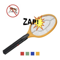 2x BUG ZAPPER RACKET Fly Mosquito Pest Swatter Net Racquet Electric Insect Killer
