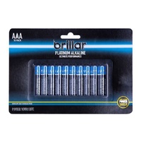 10 Pack AAA Platinum Alkaline Battery LR03 1.5V Long Lasting Power Home Office