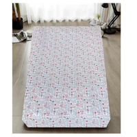 Queen Luxury 100% Cotton Flannelette Fitted Bed Sheet Xmas Flannel - Christmas