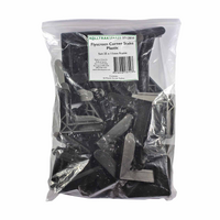 11x25mm Rolltrak Flyscreen Corner Stake (1 pack of 50) Black Plastic