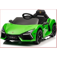 Lamborghini Revuelto Licensed Ride on 12V Remote Control Power Battery Car With Scissor door – Green