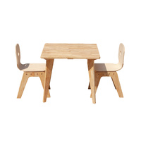 Danish Square table and 2 chairs