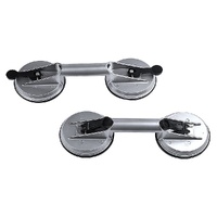 4 x Double Suction Glass Lifting Tool 70kg Vacuum Puller Lifter Aluminium