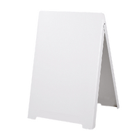 Double Side Sidewalk A-frame Sign Sandwich Board holds Graphic Plastic Panels