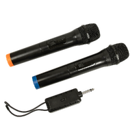 2 x Wireless Microphone Handheld Cordless Professional Mic Karaoke Receiver