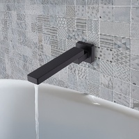Bath In Wall Swivel Spout in Matte Black