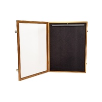 Wall Display/Case Lockable Rack 80cm Football Basketball Jersey Storage Box in Gold
