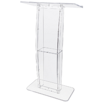 120cm Acrylic Podium Stand Transparent