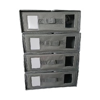 4PCS Foldable Bed Sheet Set Organizer Fabric Storage Bins with Handle Storage Box