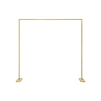 3m Wedding Arch Backdrop Stand – Square Metal Frame for Balloons & Flowers