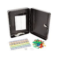 48-Key Cabinet Key Safe with Combination Lock & Keys – Wall Mounted Storage