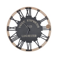 Roman Numeral Round Wall Clock 50cm