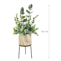 Artificial Plant in Ceramic Pot w Stand 45cm