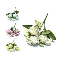 bulk 36 Artificial Chrysanthemun Bunch 4 Assort 27cm